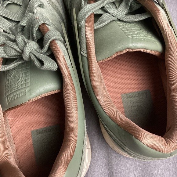 Saucony Mens 13 Grid SD Garden green s70263-2 Shoes Sneakers With Box - Picture 6 of 10